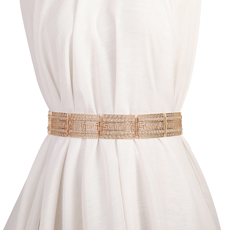 Vintage Kaftan Crystal Gold Be - Ethnic Fashion Jewellery recension och pris