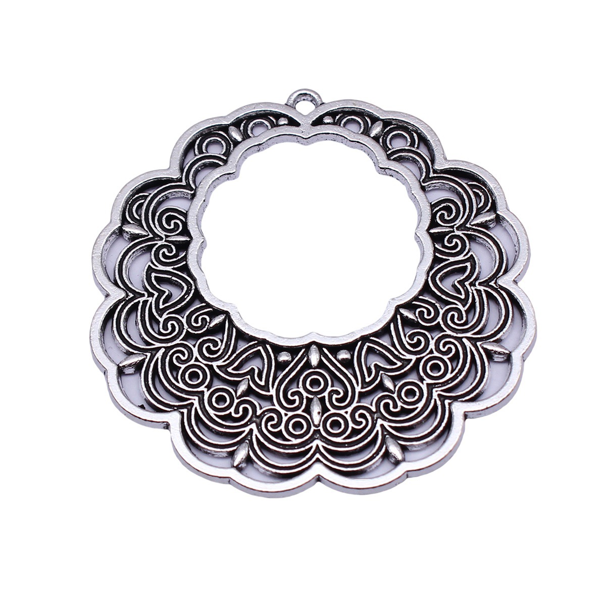 Boho Ethnic Mandala Pendant Fl - Ethnic Fashion Jewellery recension och pris
