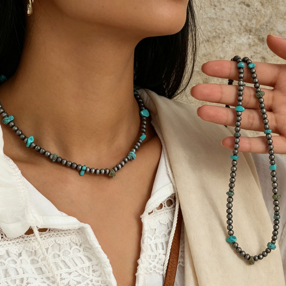Men Bohemian Ethnic Beaded Nec - Ethnic Wear Men'S Fashion recension och pris