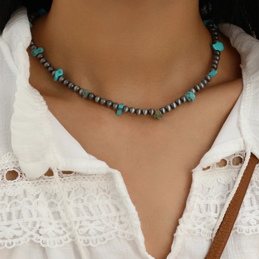 Men Bohemian Ethnic Beaded Nec - Ethnic Wear Men'S Fashion recension och pris