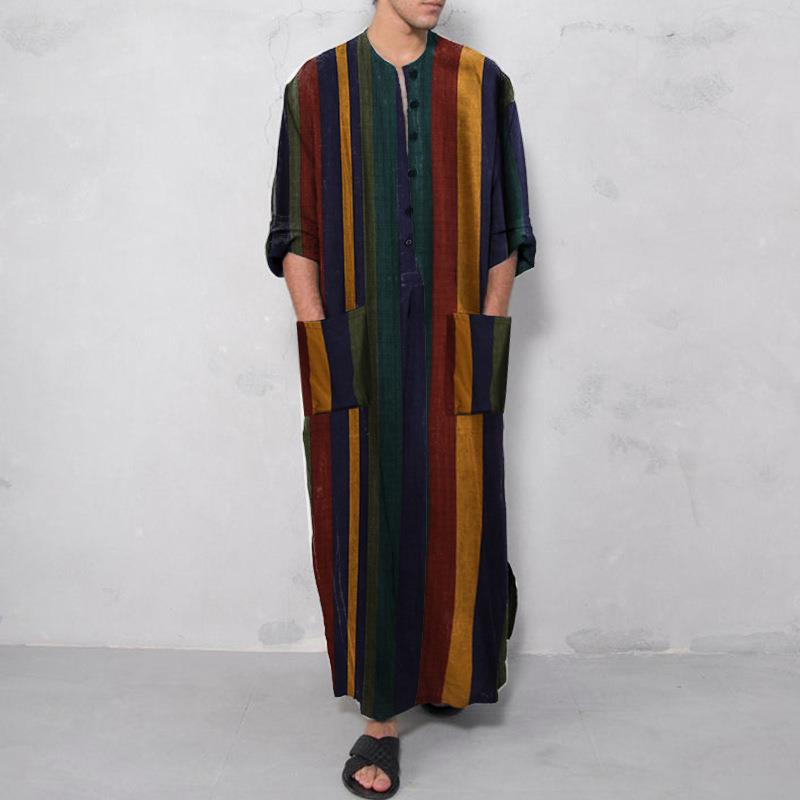Printed Long Mens Shirt with a - Ethnic Wear Men'S Fashion recension och pris