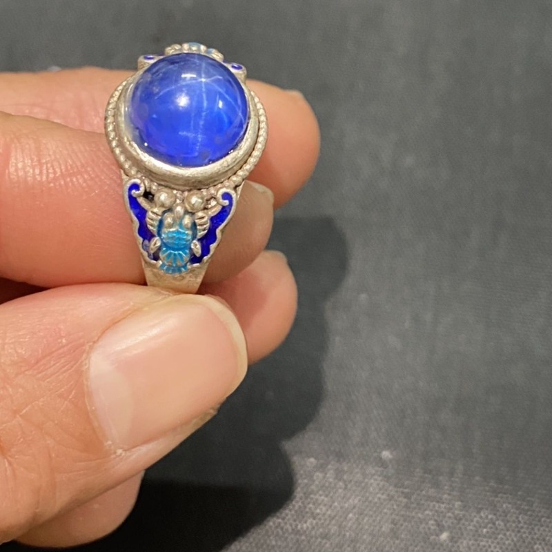 Ethnic Cloisonne Open Ring, Ex - Ethnic Wear Men'S Fashion recension och pris
