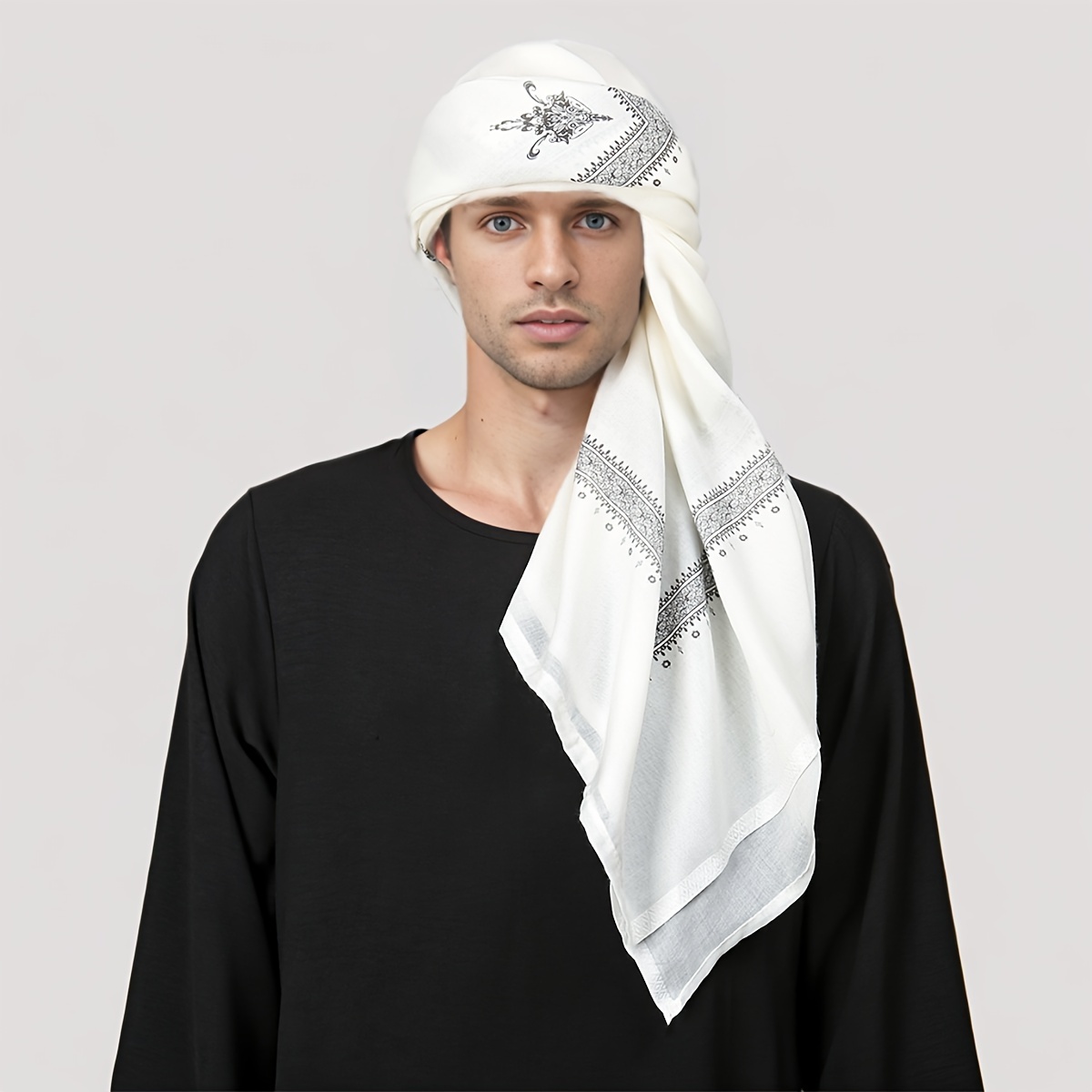 Ethnic Retro Patterned Men's H - Ethnic Wear Men'S Fashion recension och pris