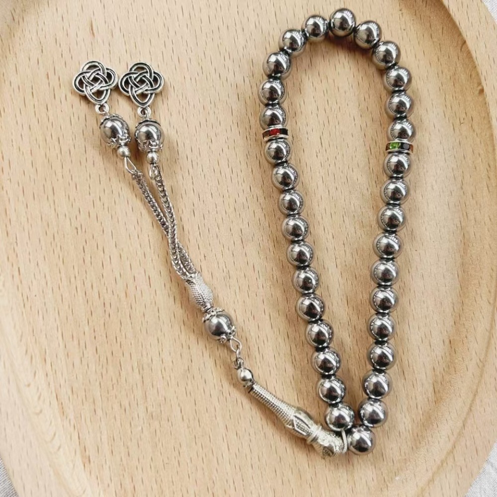 Muslim Obsidian Rosary Bead Br - Ethnic Wear Men'S Fashion recension och pris