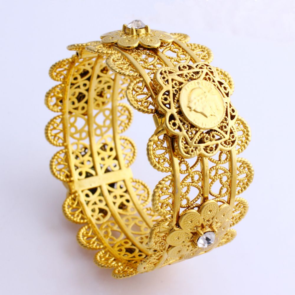 Luxury Women Big Bangle 68mm G - Ethnic Fashion Dubai recension och pris