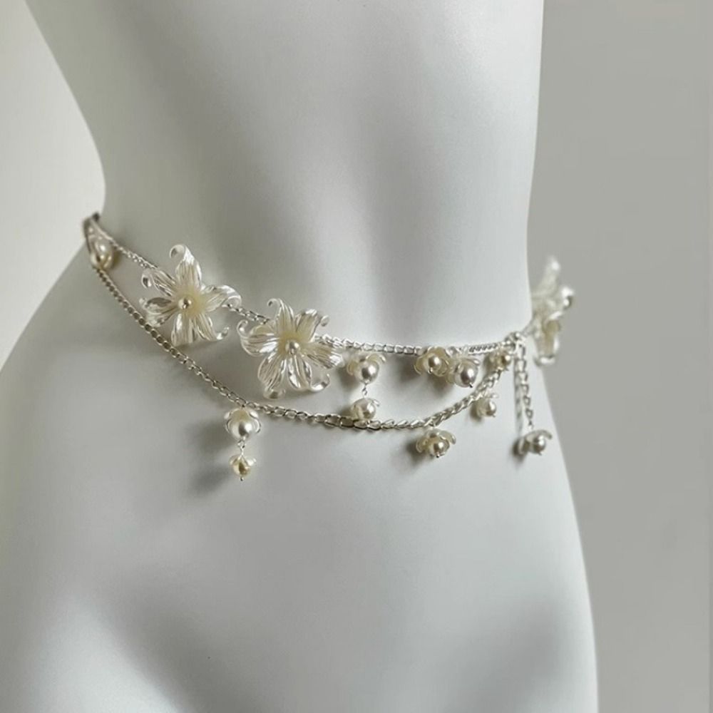 Fashion Elegant Pearl Waist Ch - Ethnic Fashion Jewellery recension och pris