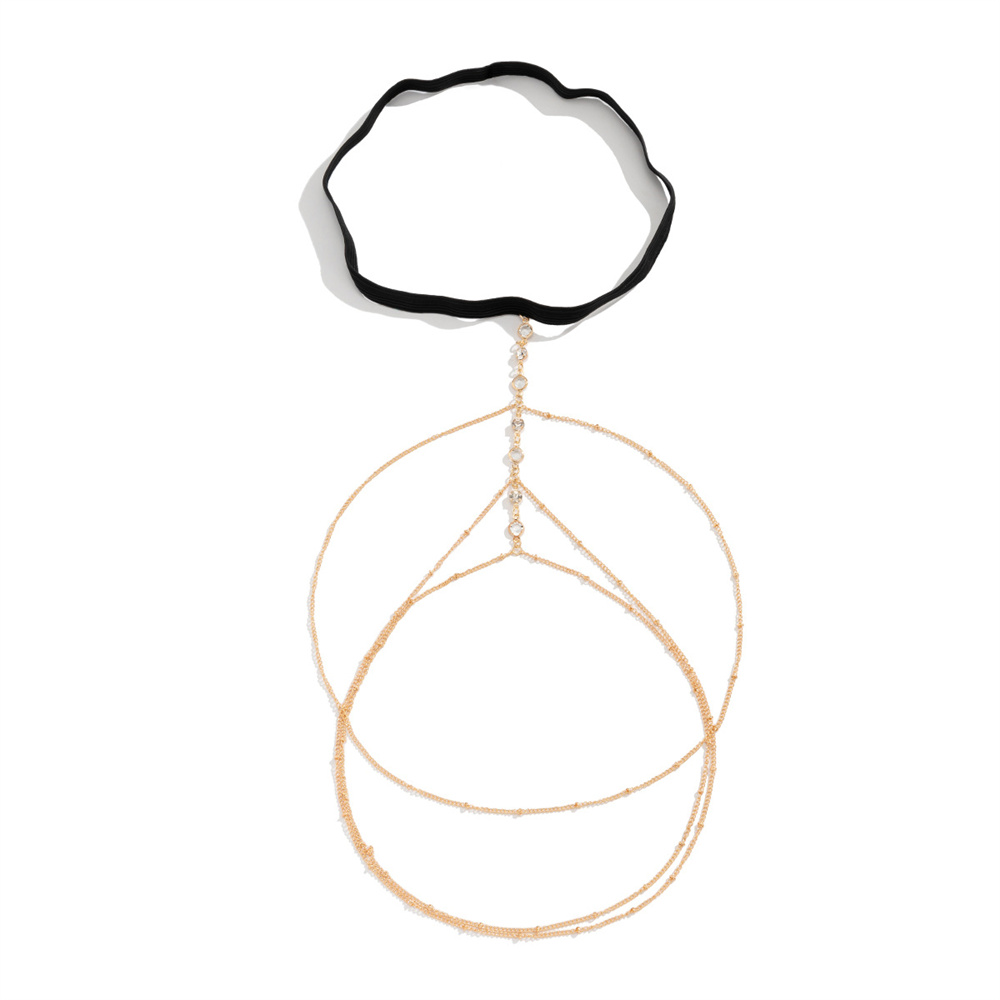 Boho Elastic Band Crystal Leg  - Ethnic Fashion Jewellery recension och pris